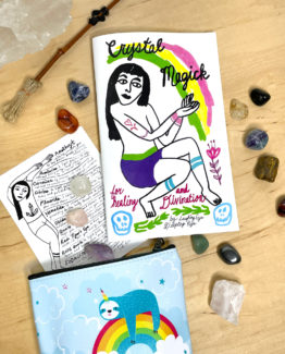 Crystal Kits, Crystals, Crystal Casting, Zines, Witch, Crystal Divination, Healing with Crystals, Crystal Casting