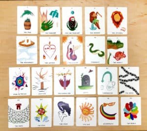 Major Arcana, Tarot, Prints, Laughing Eye Weeping Eye