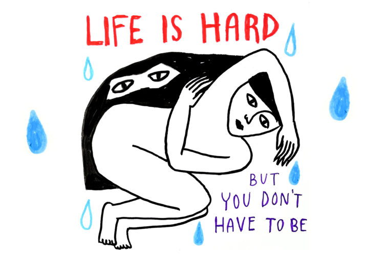 life is hard, self-care, self-compassion, struggle, hardship